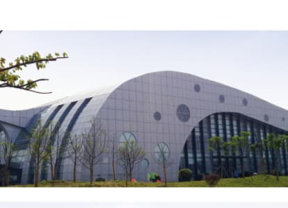 叶城会议中心外景网架工程